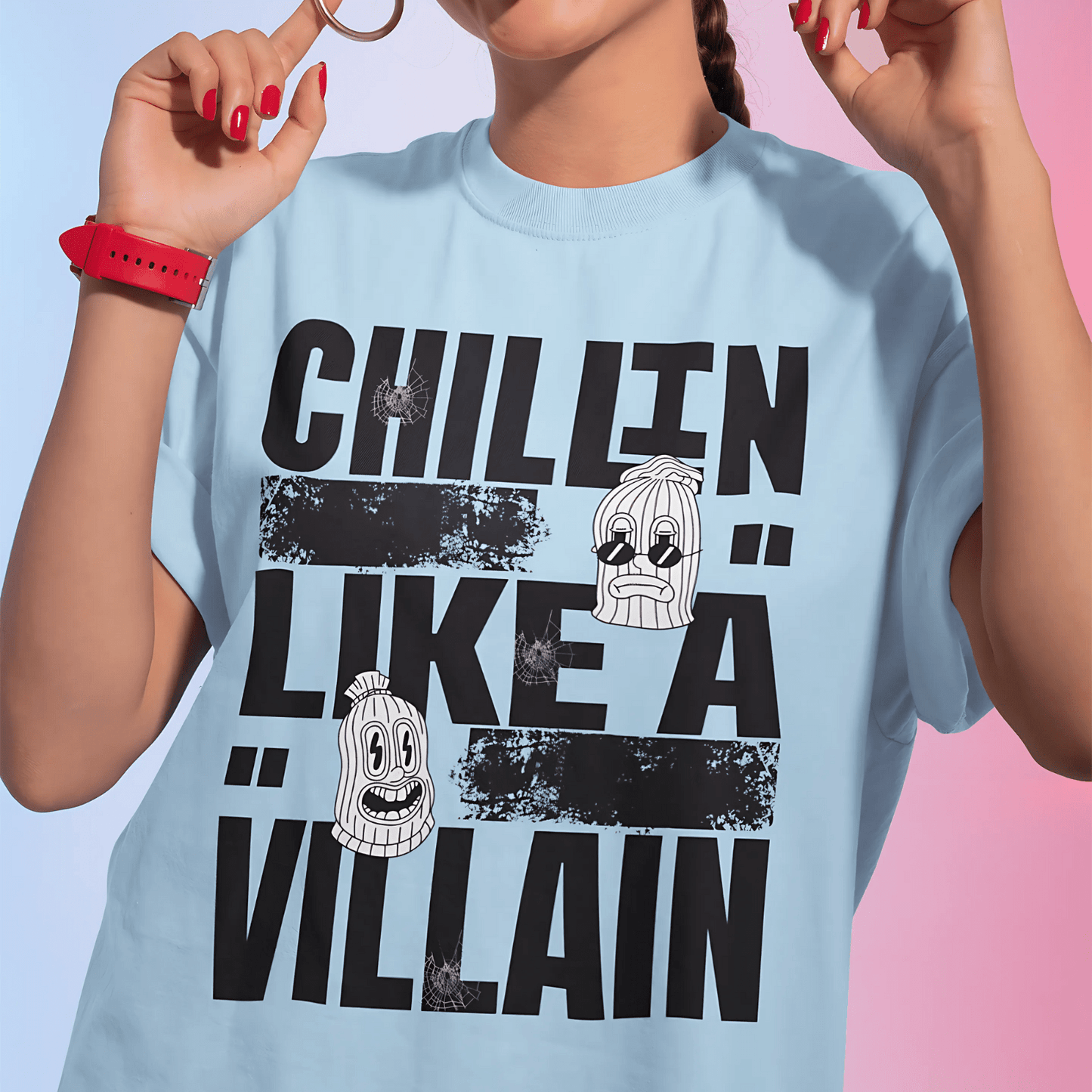 Chillin Villain Tee - RegSmegLifeVibes Tee