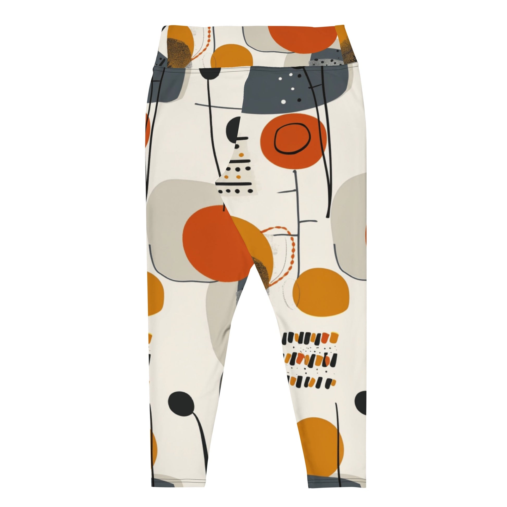 Abstract Modern Pattern Plus Size Leggings | Vibrant & Stylish - RegSmegLifeLuxe Leggings