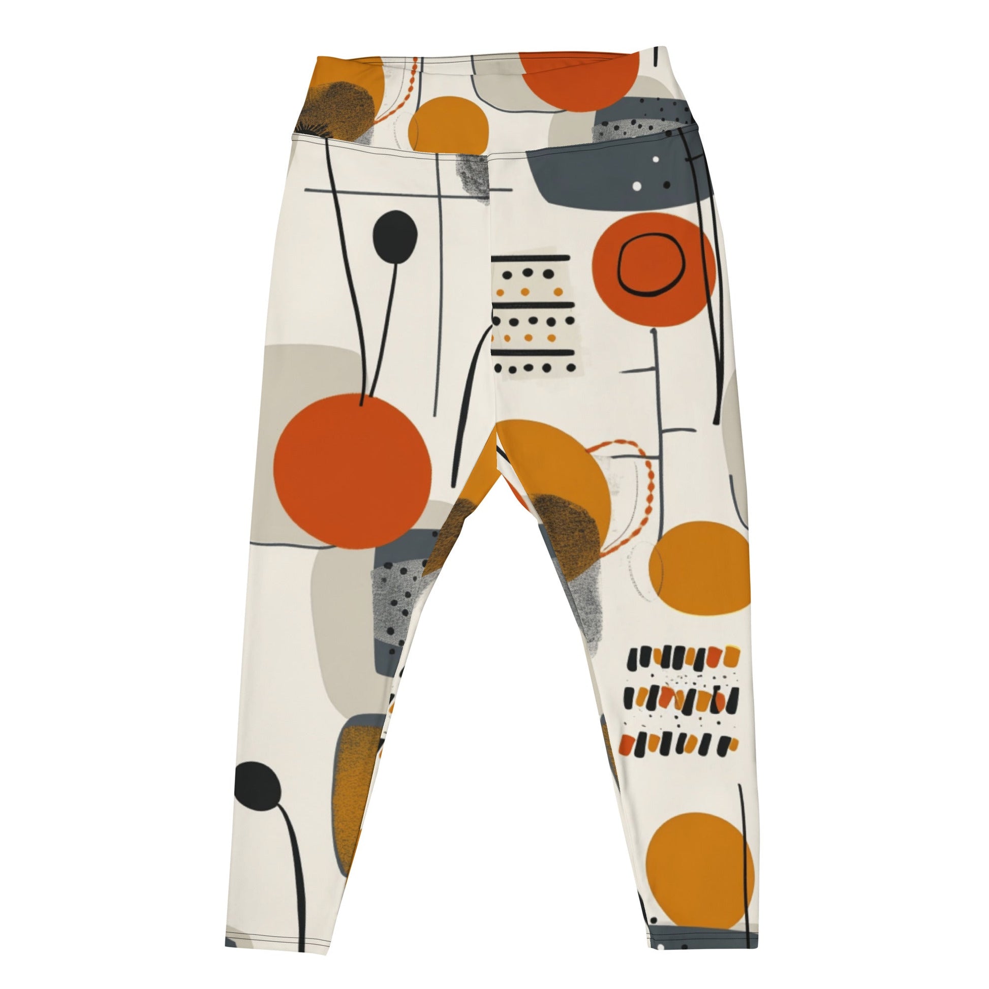 Abstract Modern Pattern Plus Size Leggings | Vibrant & Stylish - RegSmegLifeLuxe Leggings