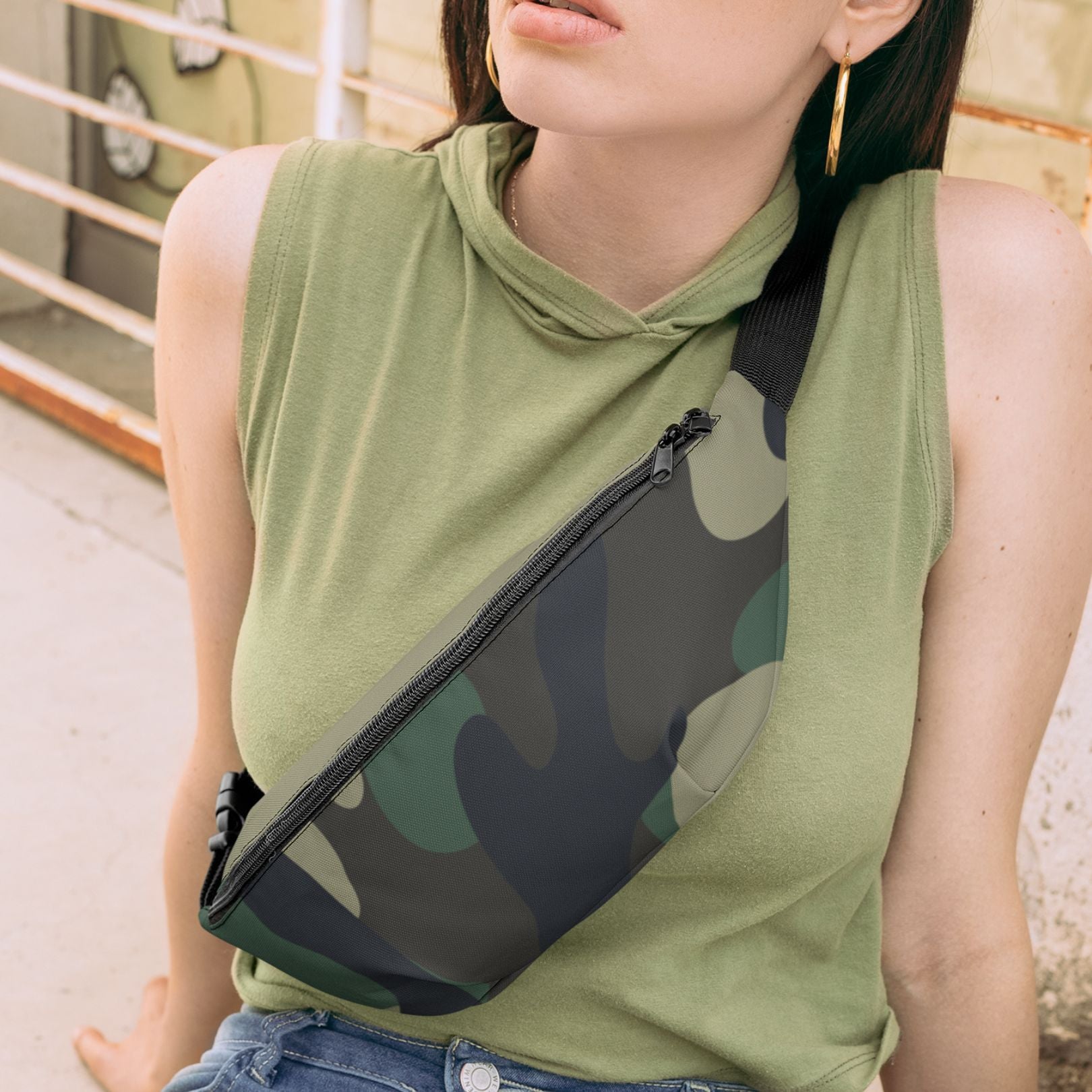 Army Patterned Fanny Pack - RegSmegLifePatterns