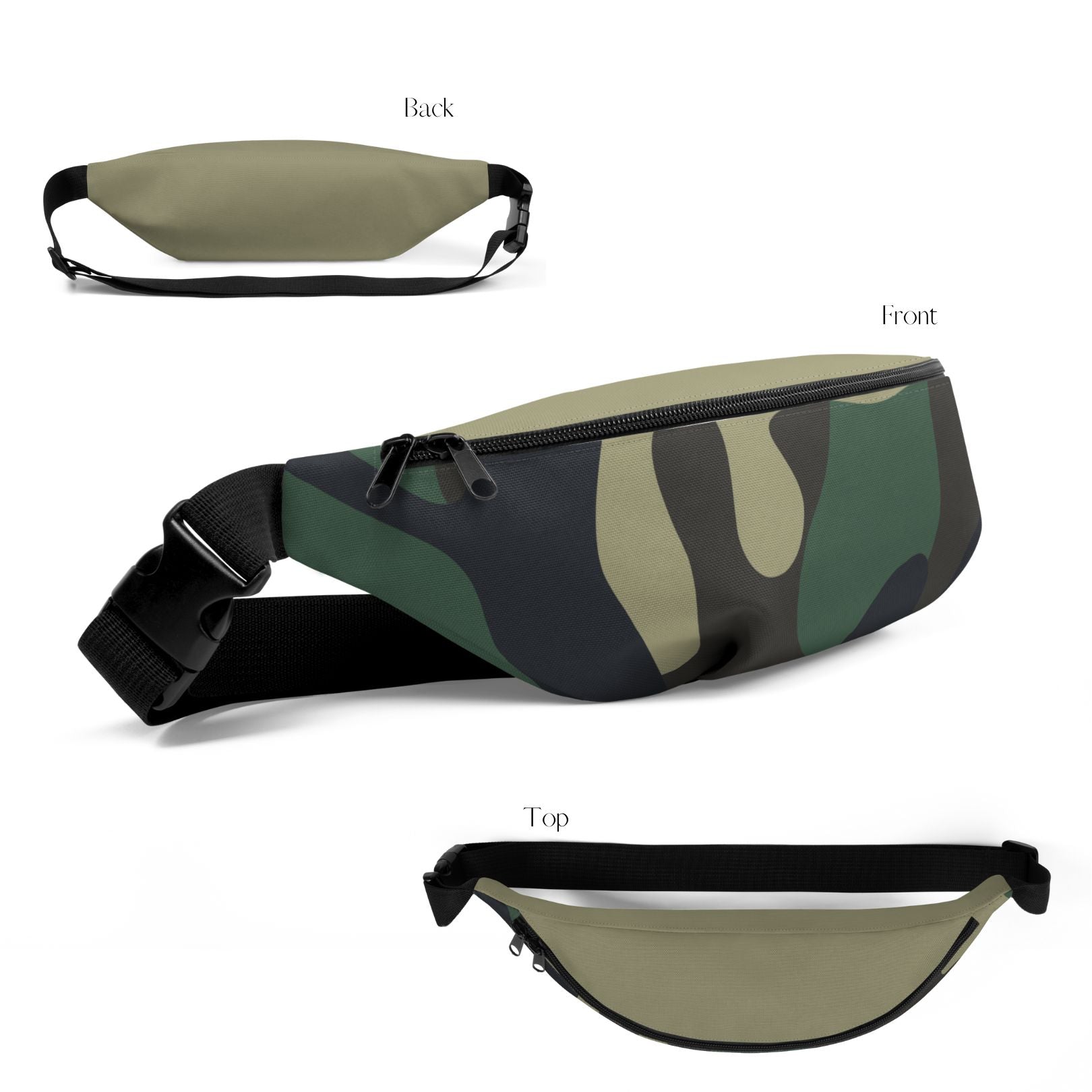 Army Patterned Fanny Pack - RegSmegLifePatterns