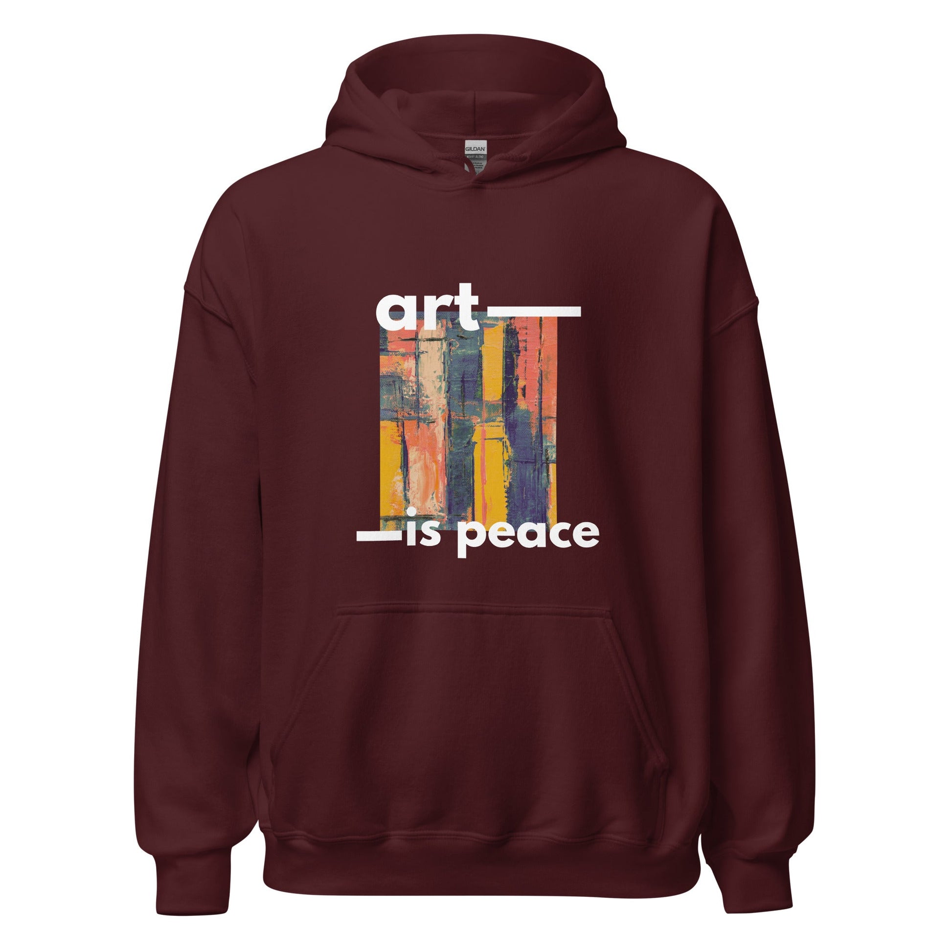 Art is Peace Hoodie - RegSmegLifeArtsy