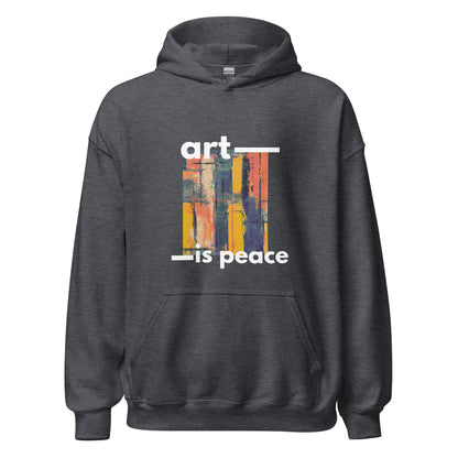 Art is Peace Hoodie - RegSmegLifeArtsy