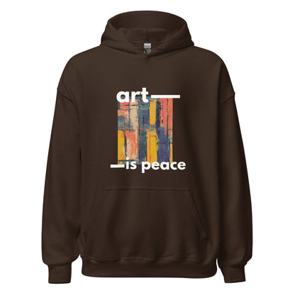 Art is Peace Hoodie - RegSmegLifeArtsy