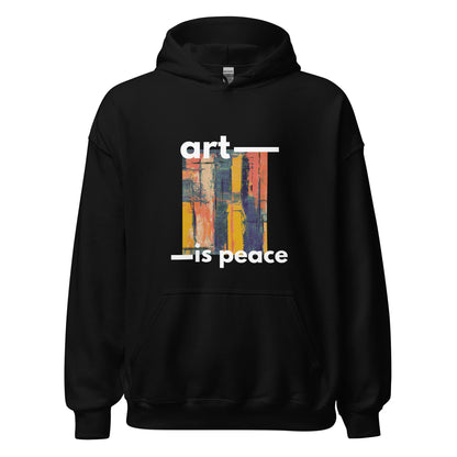 Art is Peace Hoodie - RegSmegLifeArtsy