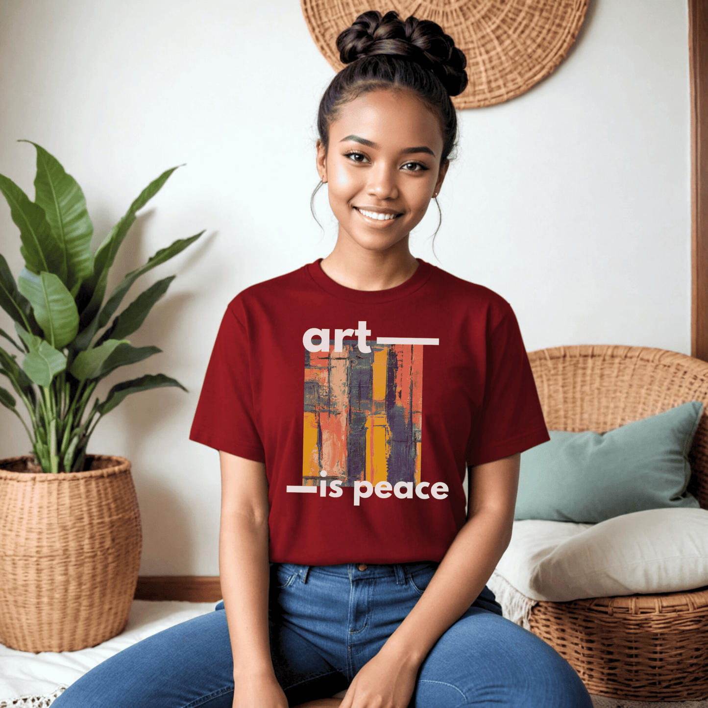 Art is Peace Tee - RegSmegLifeArtsy