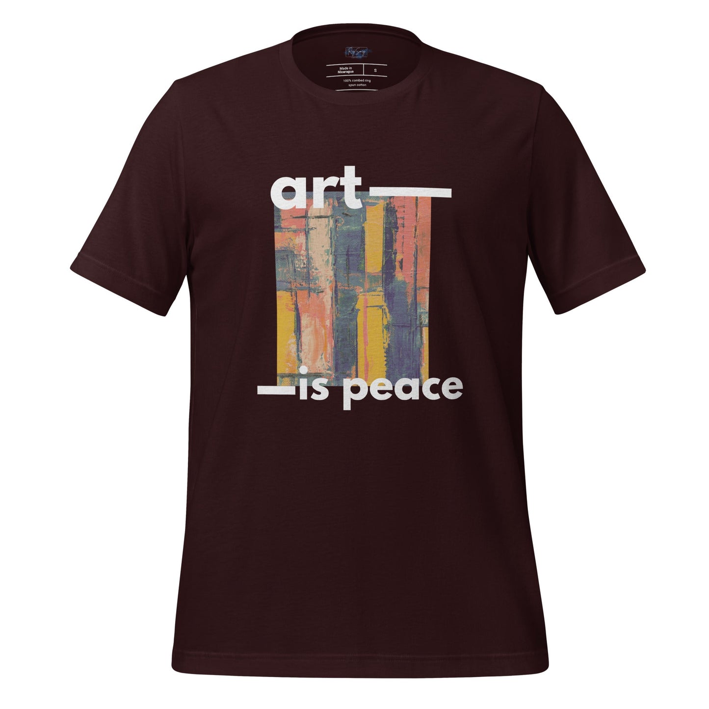 Art is Peace Tee - RegSmegLifeArtsy