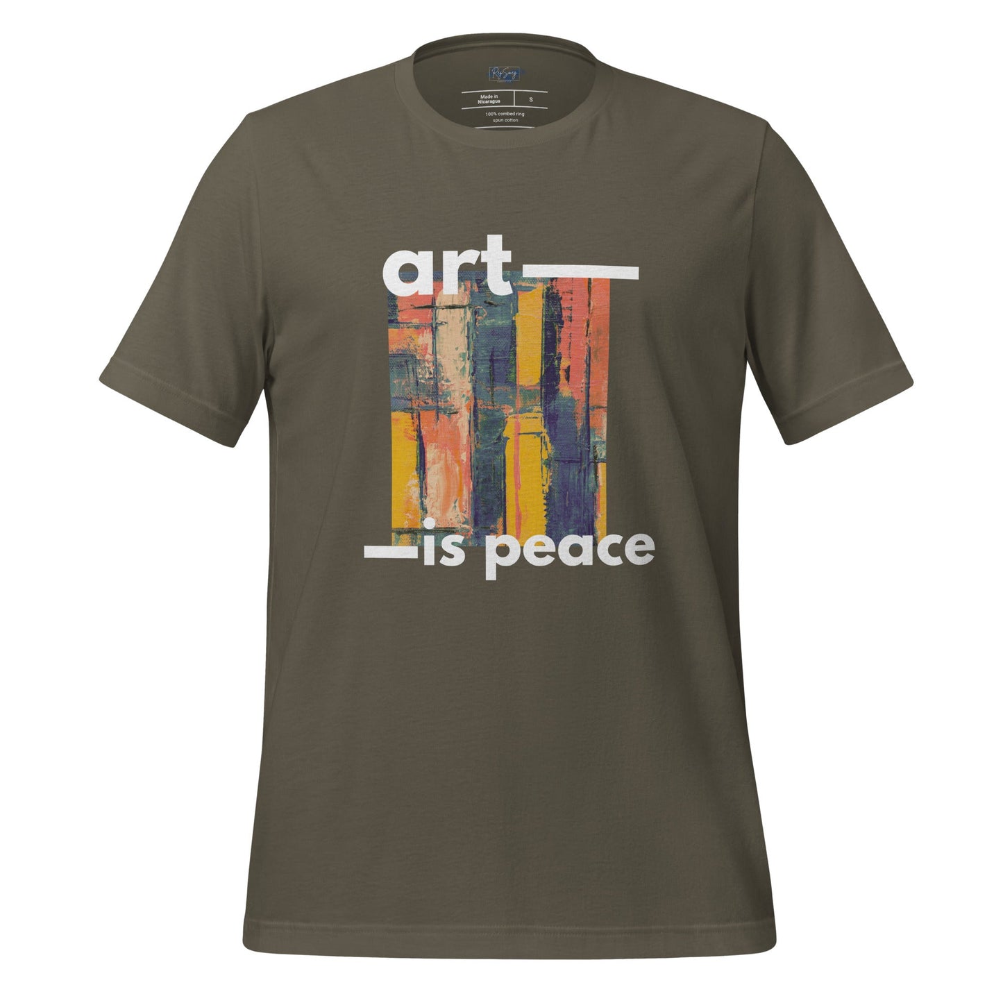 Art is Peace Tee - RegSmegLifeArtsy