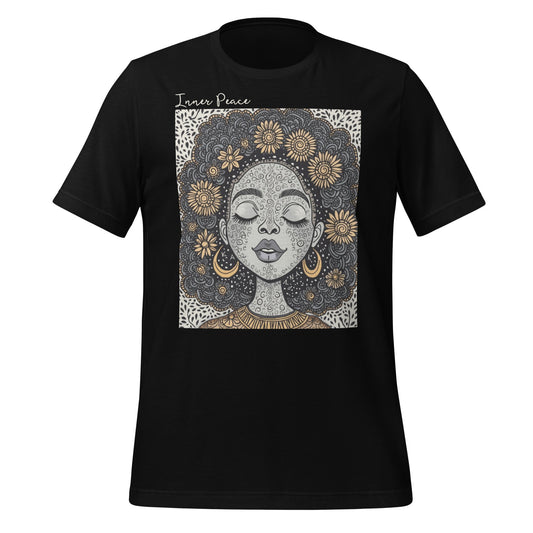 Artistic Afro Beauty T-Shirt | Bold & Meaningful Design - Black - RegSmegLifeVibes Tee