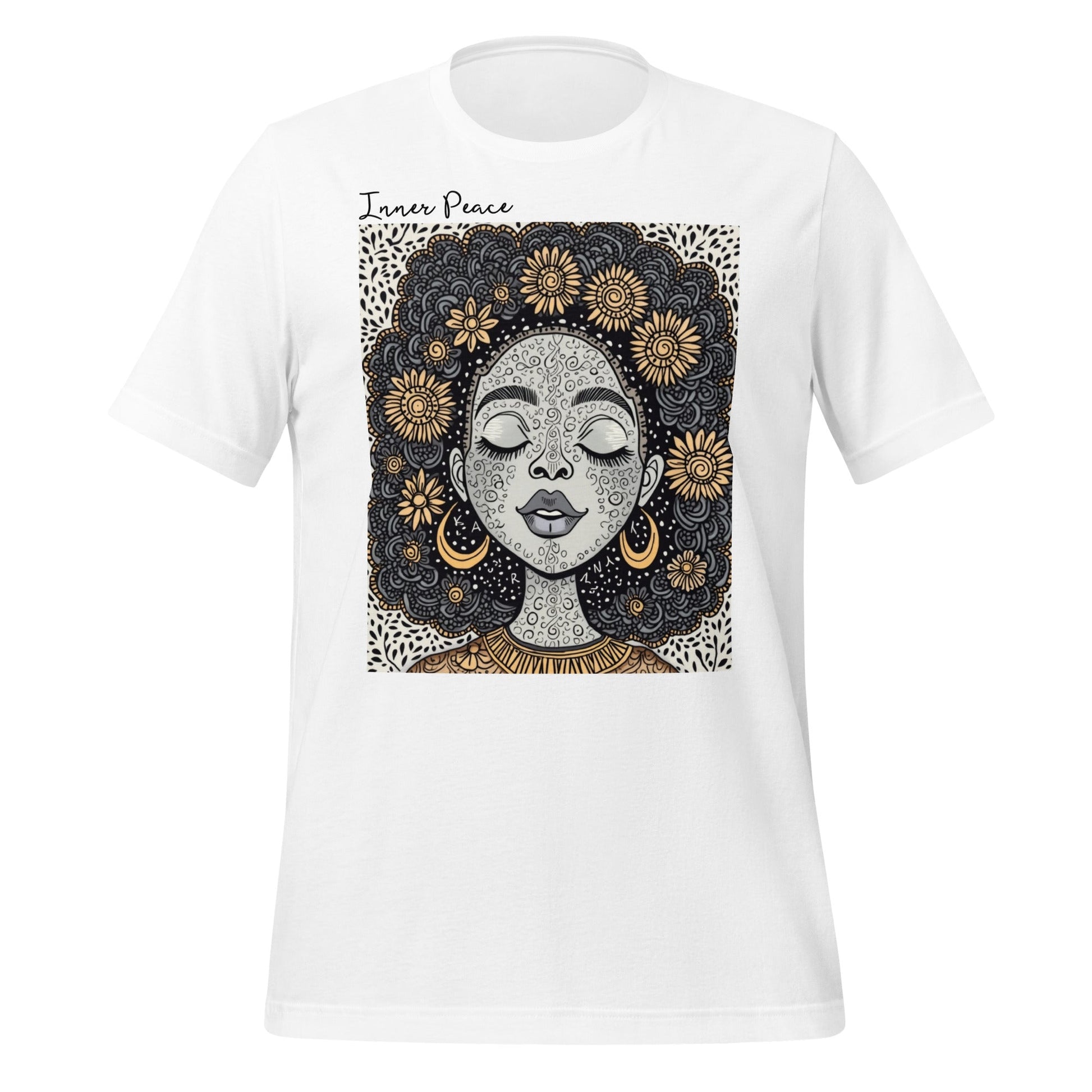 Artistic Afro Beauty T-Shirt | Bold & Meaningful Design - White - RegSmegLifeVibes Tee