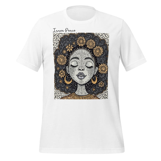 Artistic Afro Beauty T-Shirt | Bold & Meaningful Design - White - RegSmegLifeVibes Tee