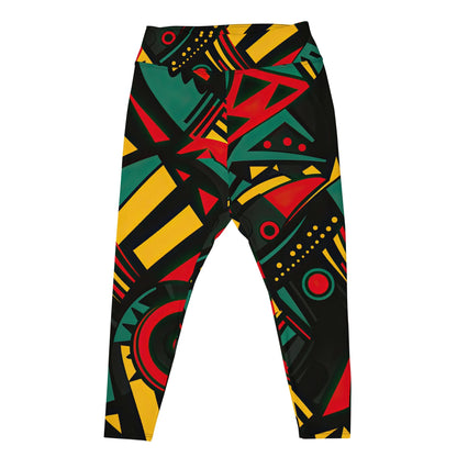 Bold Tribal Print Plus Size Leggings | Vibrant & Comfortable - RegSmegLifeLuxe Leggings