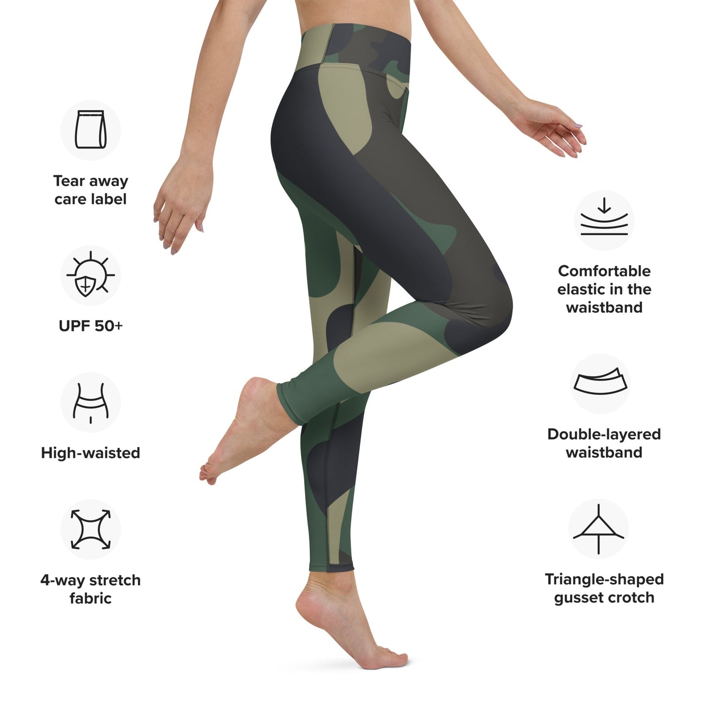 Camouflage Plus Size Leggings - RegSmegLifeAll - Over Leggings