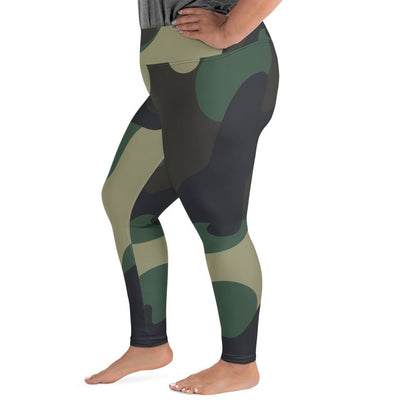 Camouflage Plus Size Leggings - RegSmegLifeAll - Over Leggings