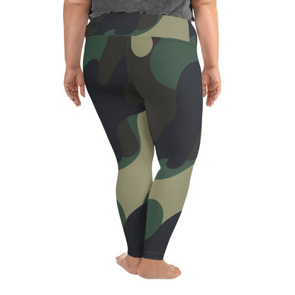 Camouflage Plus Size Leggings - RegSmegLifeAll - Over Leggings