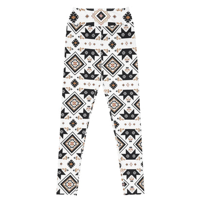 Elegant Aztec - Inspired Leggings | Stylish & Comfortable - RegSmegLifeLuxe Leggings