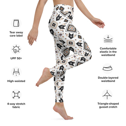 Elegant Aztec - Inspired Leggings | Stylish & Comfortable - RegSmegLifeLuxe Leggings