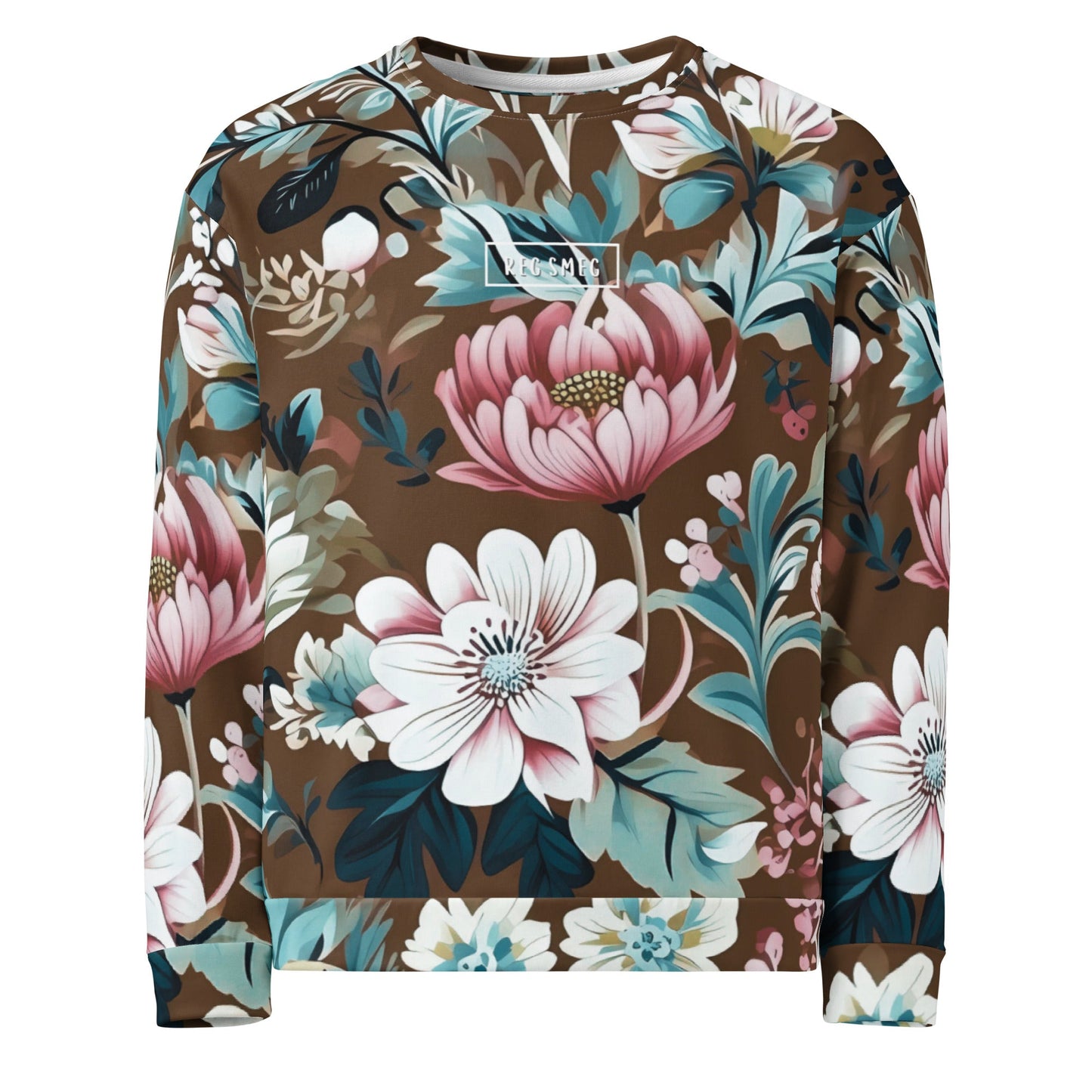 Floral Crewneck Sweatshirt | Reg Smeg & Regular Smegular Print - RegSmegLifeFloral