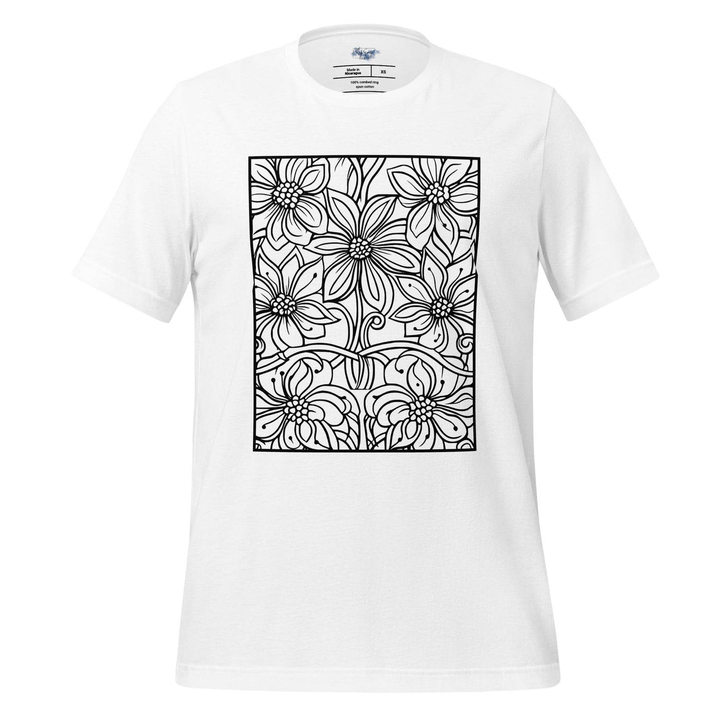 Floral Manadala "Color Me" Tee - RegSmegLife