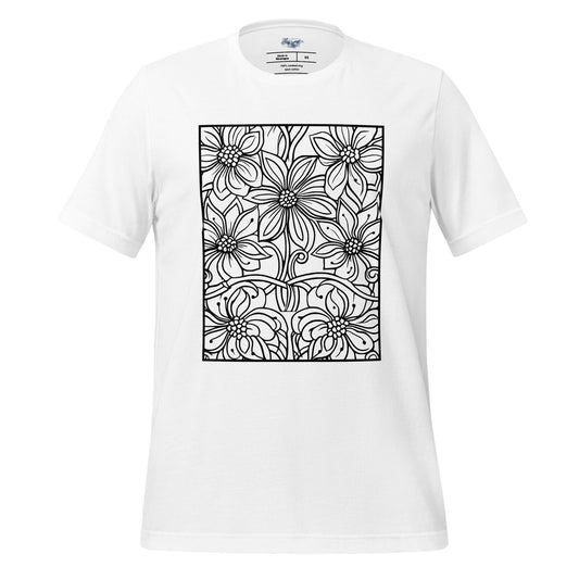 Floral Manadala "Color Me" Tee - RegSmegLife