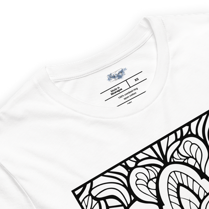 Floral Mandala "Color Me" Tee - RegSmegLifeColor Me