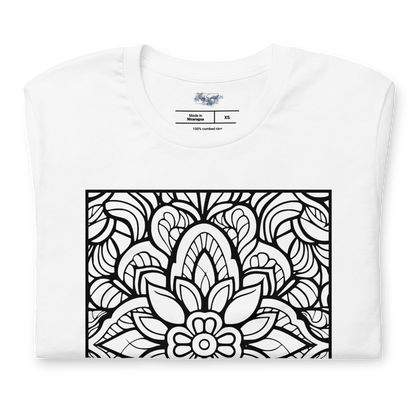 Floral Mandala "Color Me" Tee - RegSmegLifeColor Me