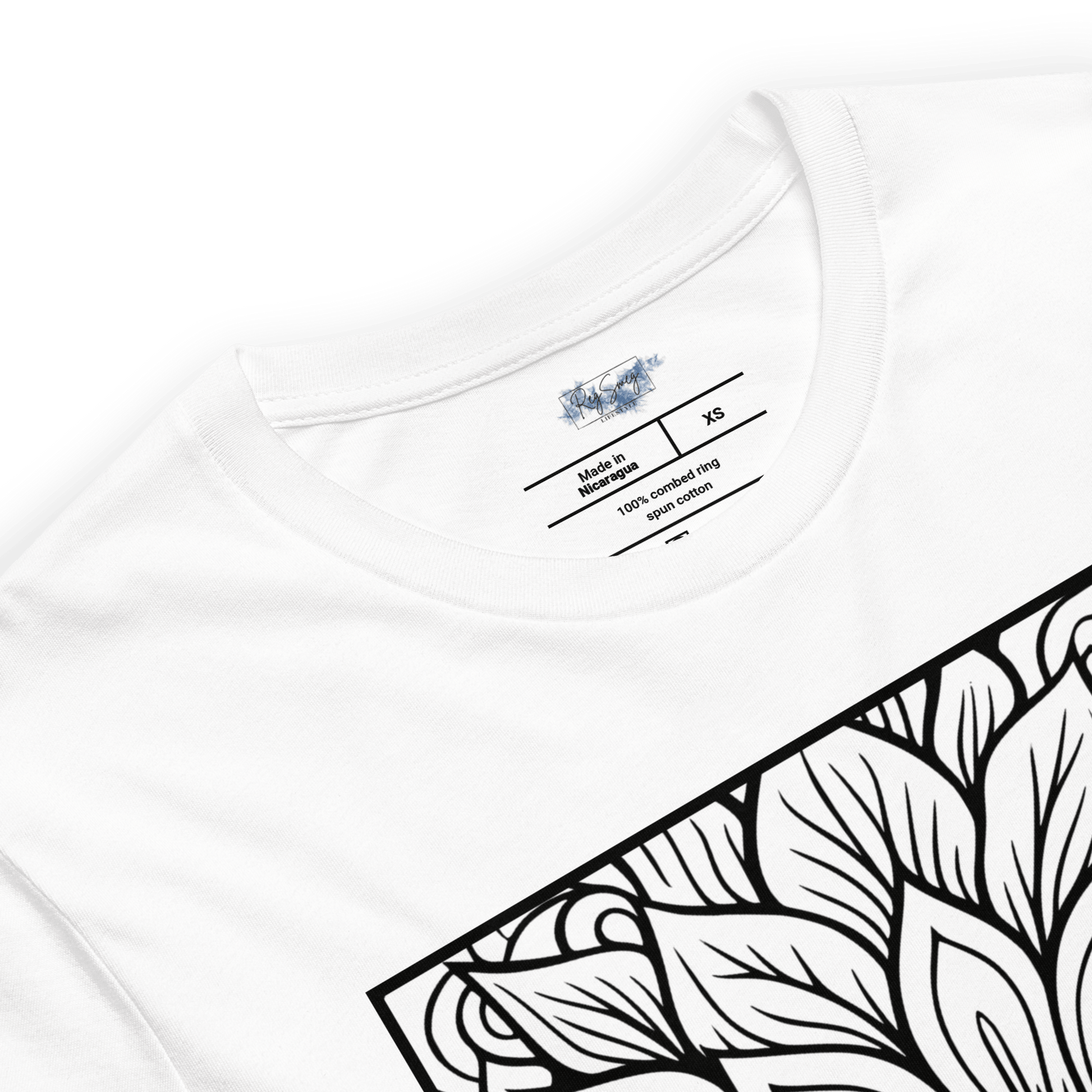 Floral Mandala "Color Me" Tee - RegSmegLifeColor Me