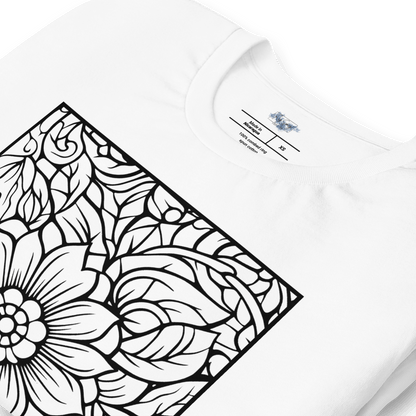 Floral Mandala "Color Me" Tee - RegSmegLifeColor Me