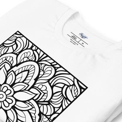 Floral Mandala "Color Me" Tee - RegSmegLifeColor Me