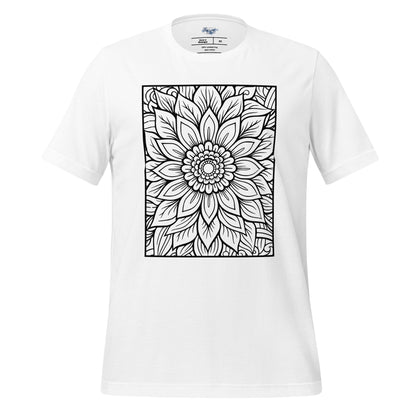 Floral Mandala "Color Me" Tee - RegSmegLifeColor Me