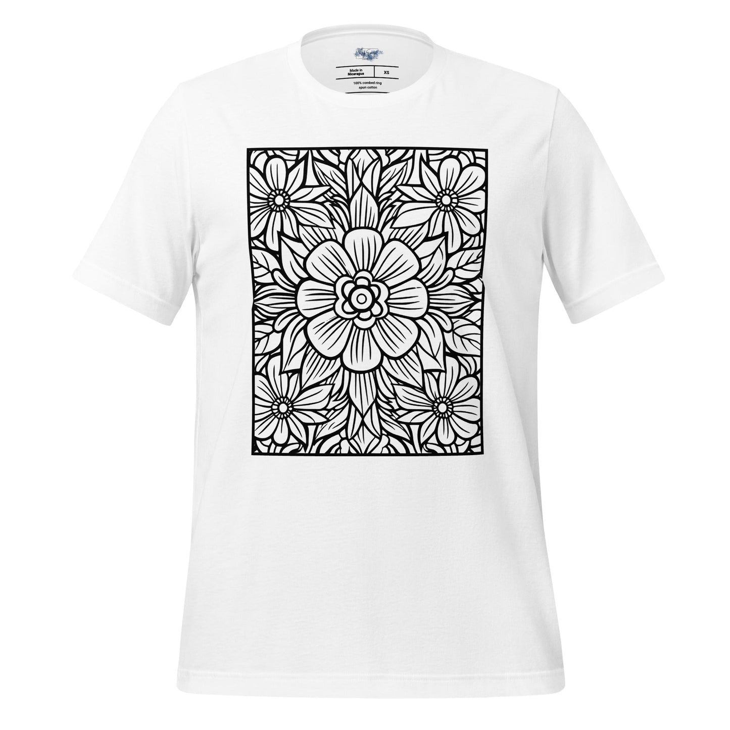 Floral Mandala "Color Me" Tee - RegSmegLife