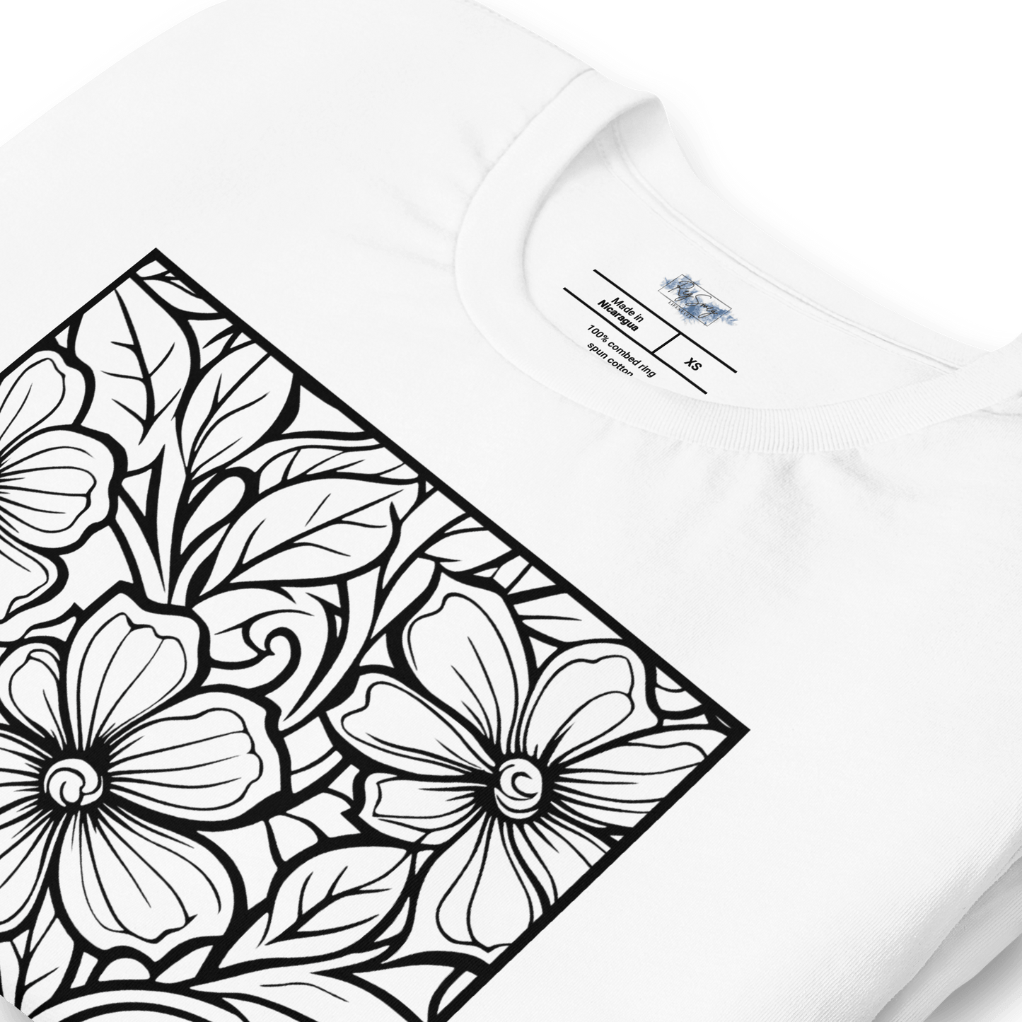 Floral Mandala "Color Me" Tee - RegSmegLifeColor Me