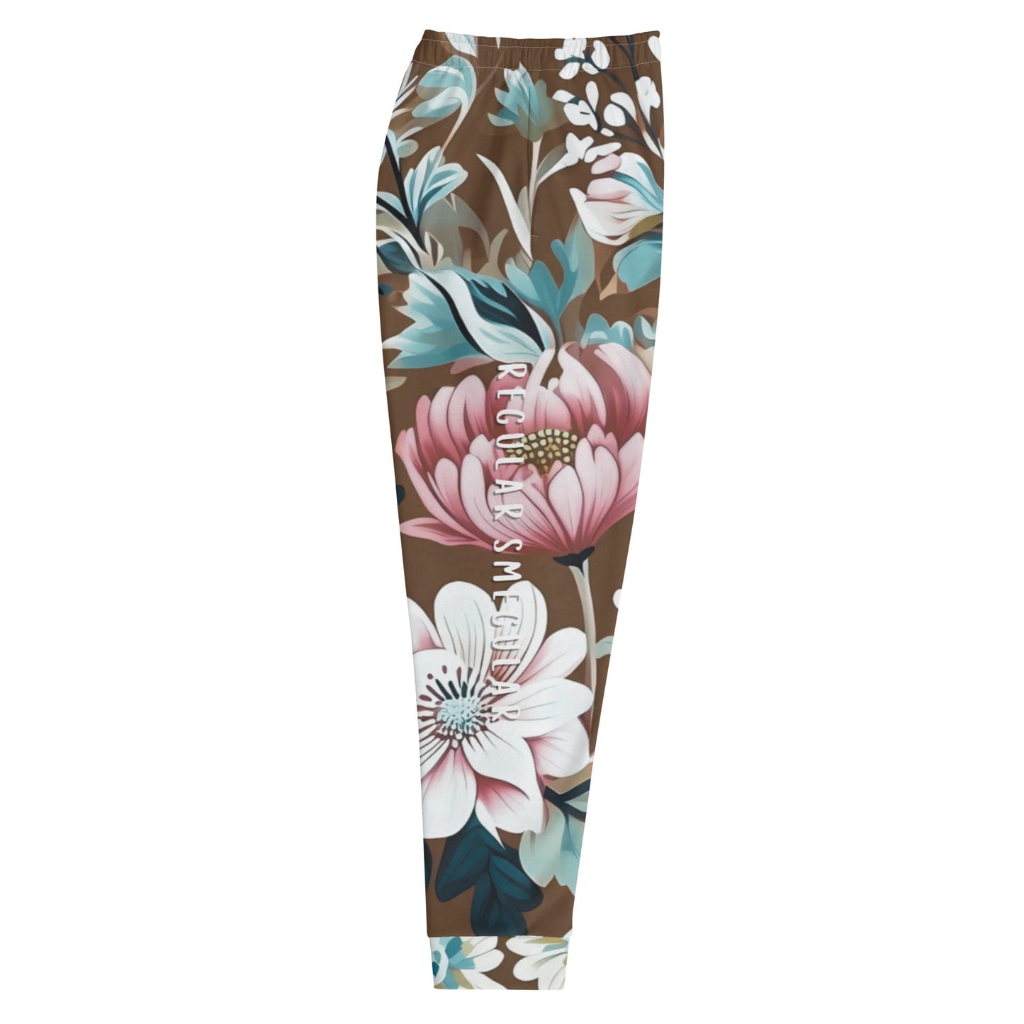 Floral Men's Joggers | Regular Smegular Right Leg Print - RegSmegLifeFloral