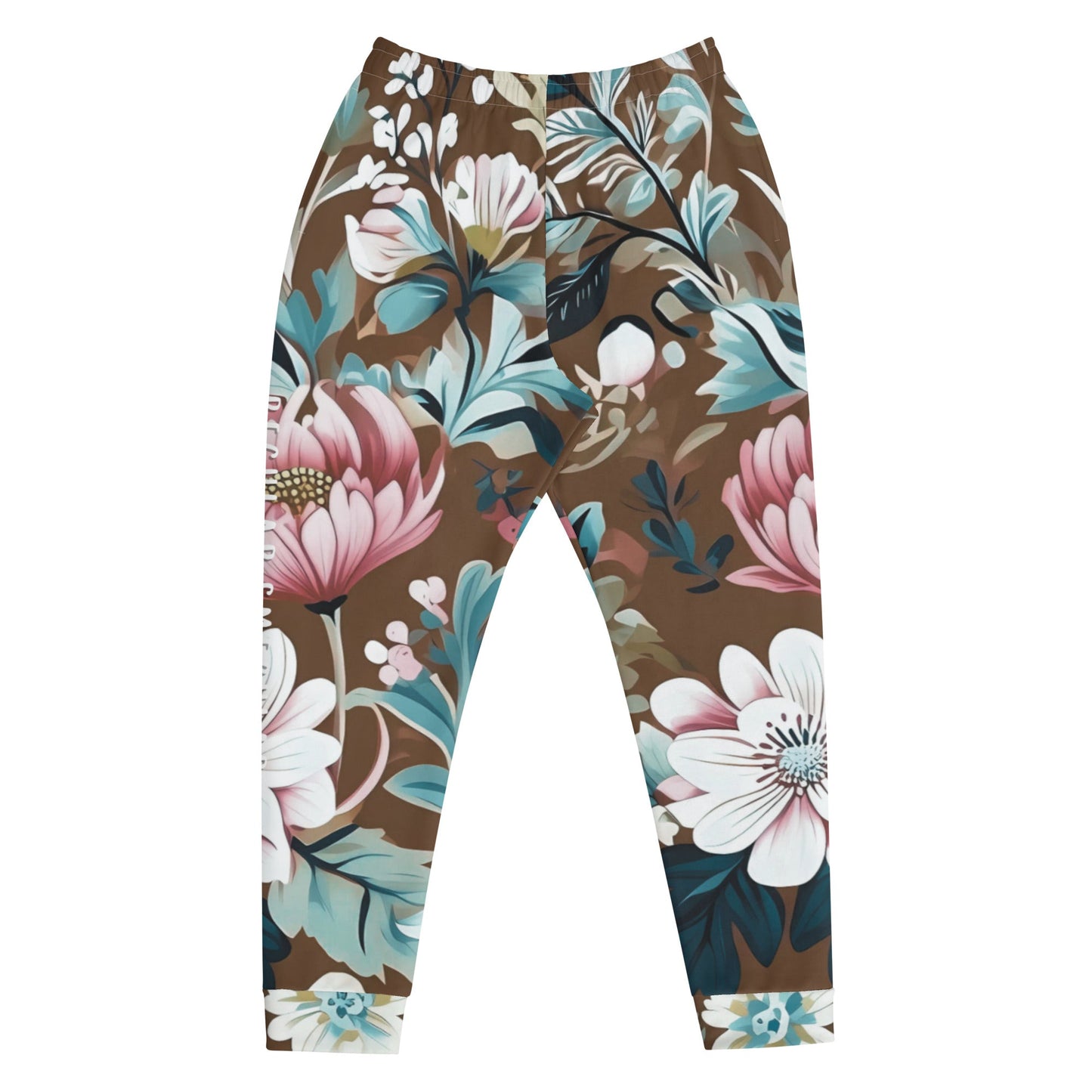 Floral Men's Joggers | Regular Smegular Right Leg Print - RegSmegLifeFloral