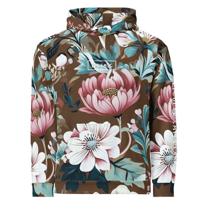 Floral Reg Smeg Hoodie | Regular Smegular Left Arm Print - RegSmegLifeFloral