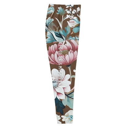 Floral Women's Joggers | Regular Smegular Right Leg Print - RegSmegLifeFloral