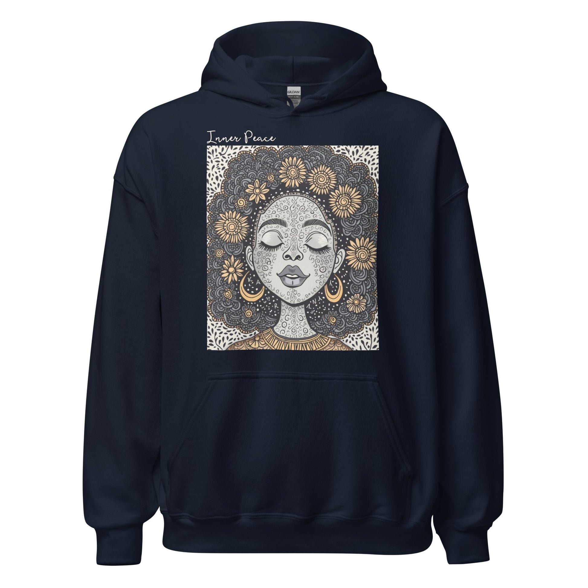 Inner Peace Hoodie – Spiritual & Artistic Streetwear - RegSmegLifeVibes Hoodie