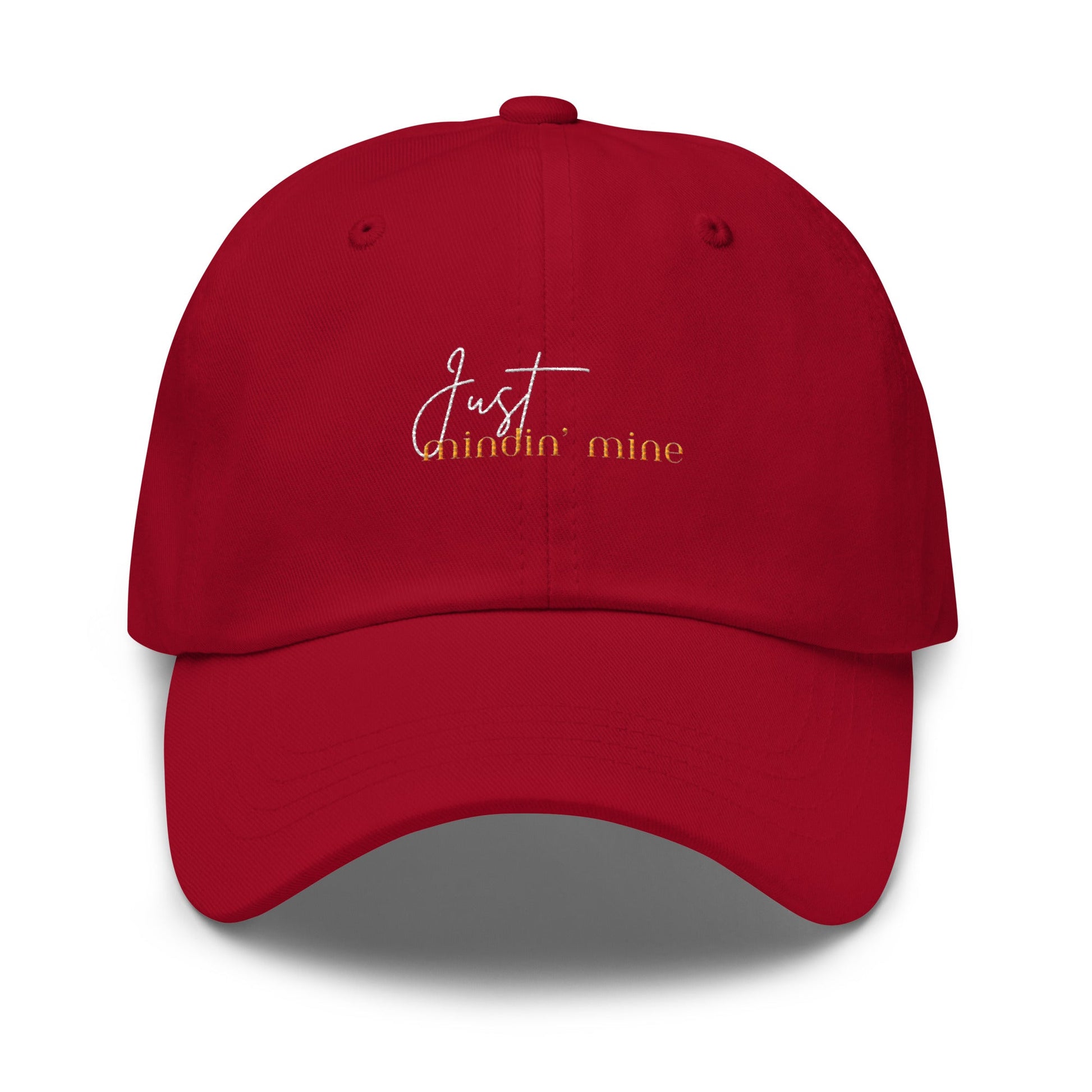 Just Mindin' Mine Dad Hat - RegSmegLifeFunny/Trendy