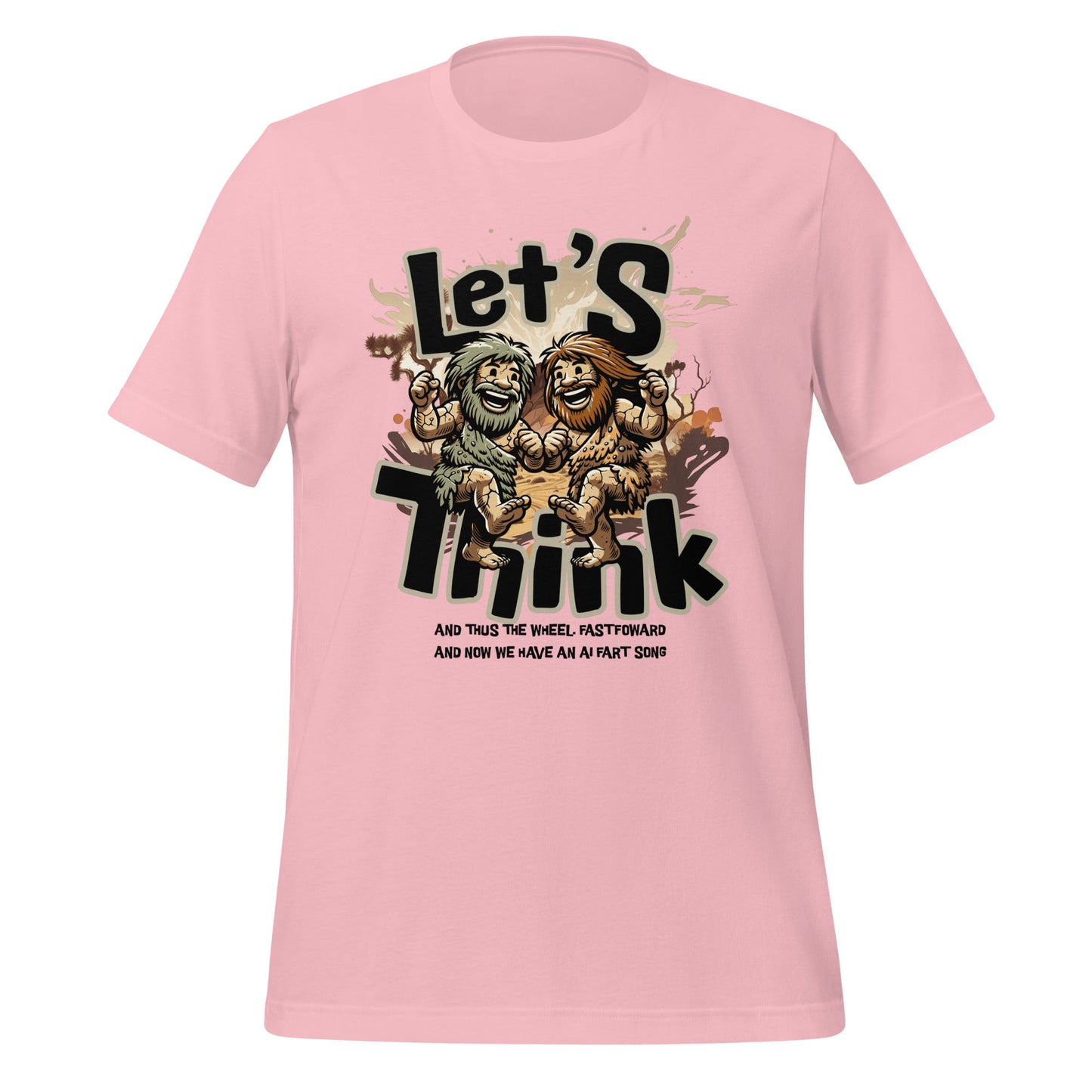 Let's Think Cave Men Tee - RegSmegLifeFunny/Trendy