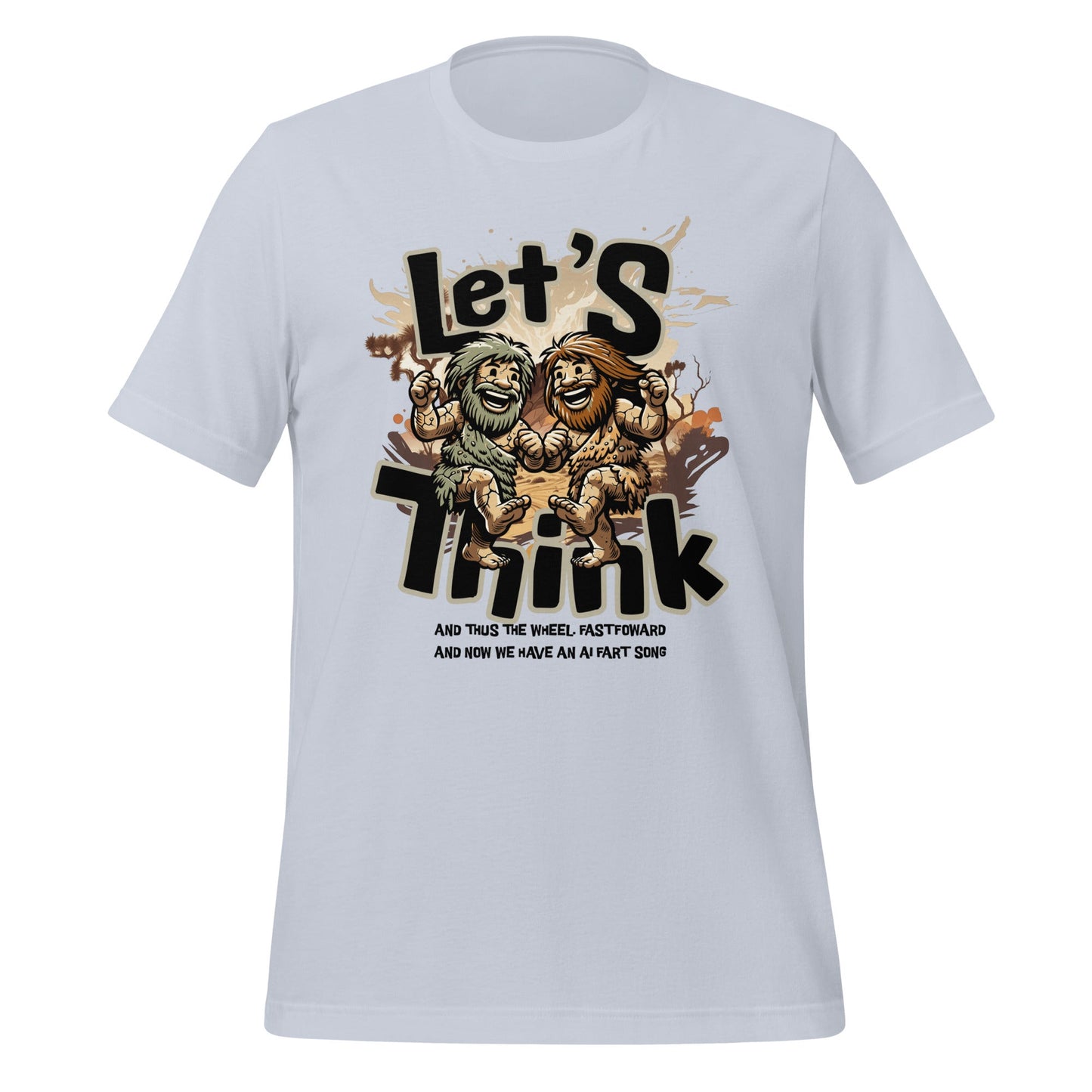 Let's Think Cave Men Tee - RegSmegLifeFunny/Trendy