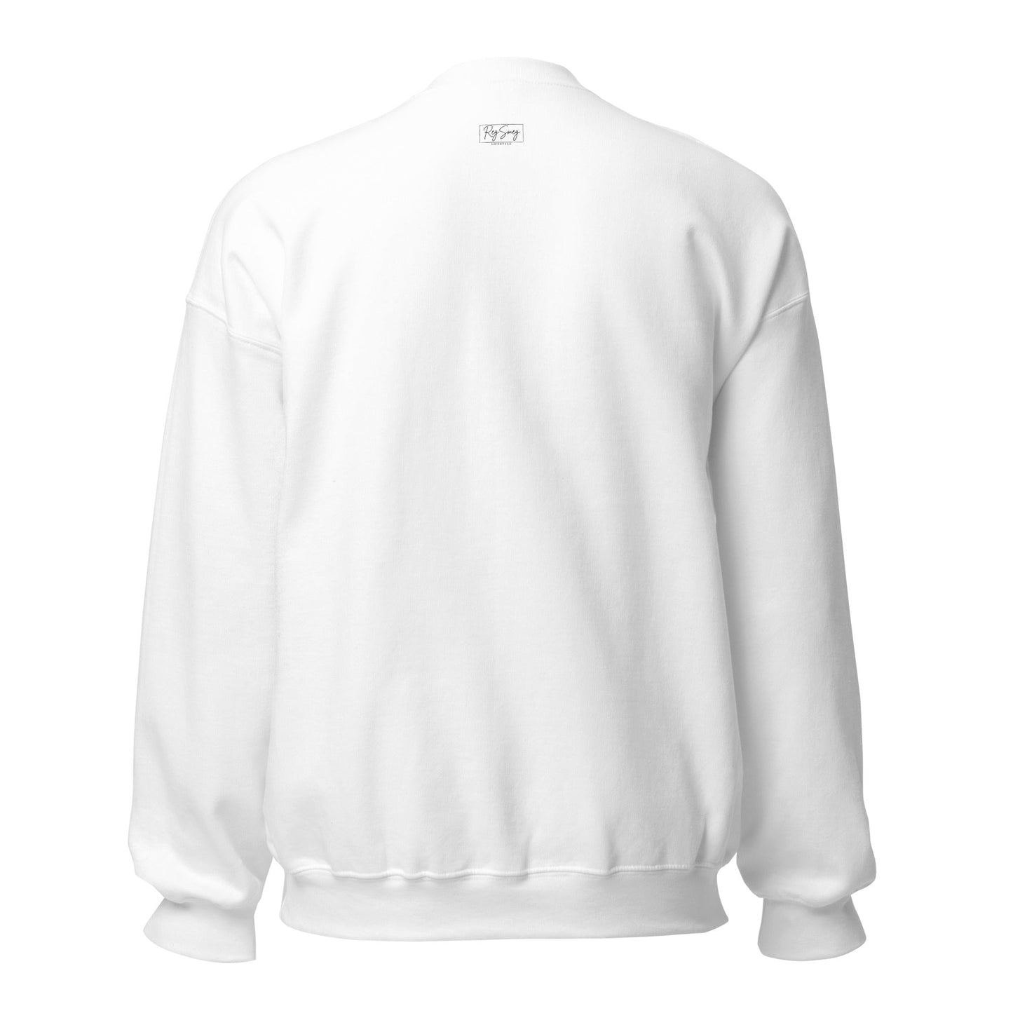 Minimalist Luxe Brand Sweatshirt | Sophisticated Comfort - White - RegSmegLife