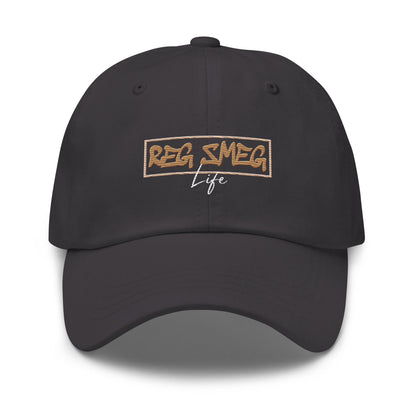 Reg Smeg Dad Hat - Dark Grey - RegSmegLifeBrand Merch