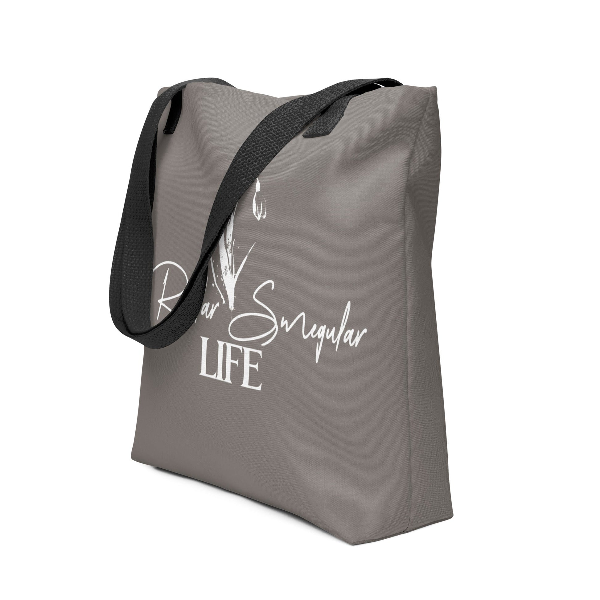 Regular Smegular Life Tote Bag | Chic Minimalist Style - Stone - RegSmegLifeLuxe Tote