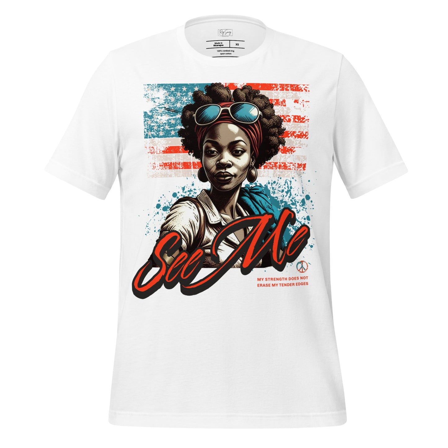 See Me Empowerment T-Shirt | Bold & Inspiring Graphic Tee - White - RegSmegLifeVibes Tee
