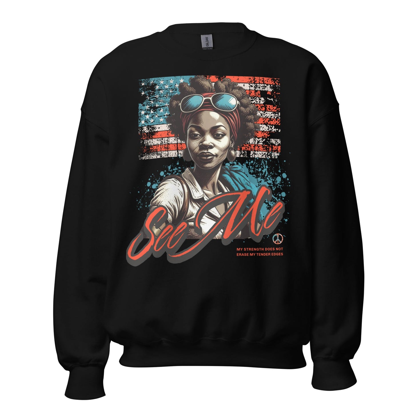 See Me Sweatshirt – Strength and Style Combined - RegSmegLifeVibes Sweatshirt