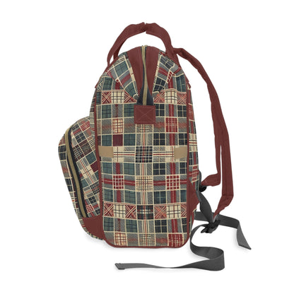 Stylish Checkered Plaid Pattern Print Trendy Backpack - RegSmegLifeBags