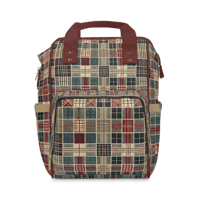 Stylish Checkered Plaid Pattern Print Trendy Backpack - RegSmegLifeBags