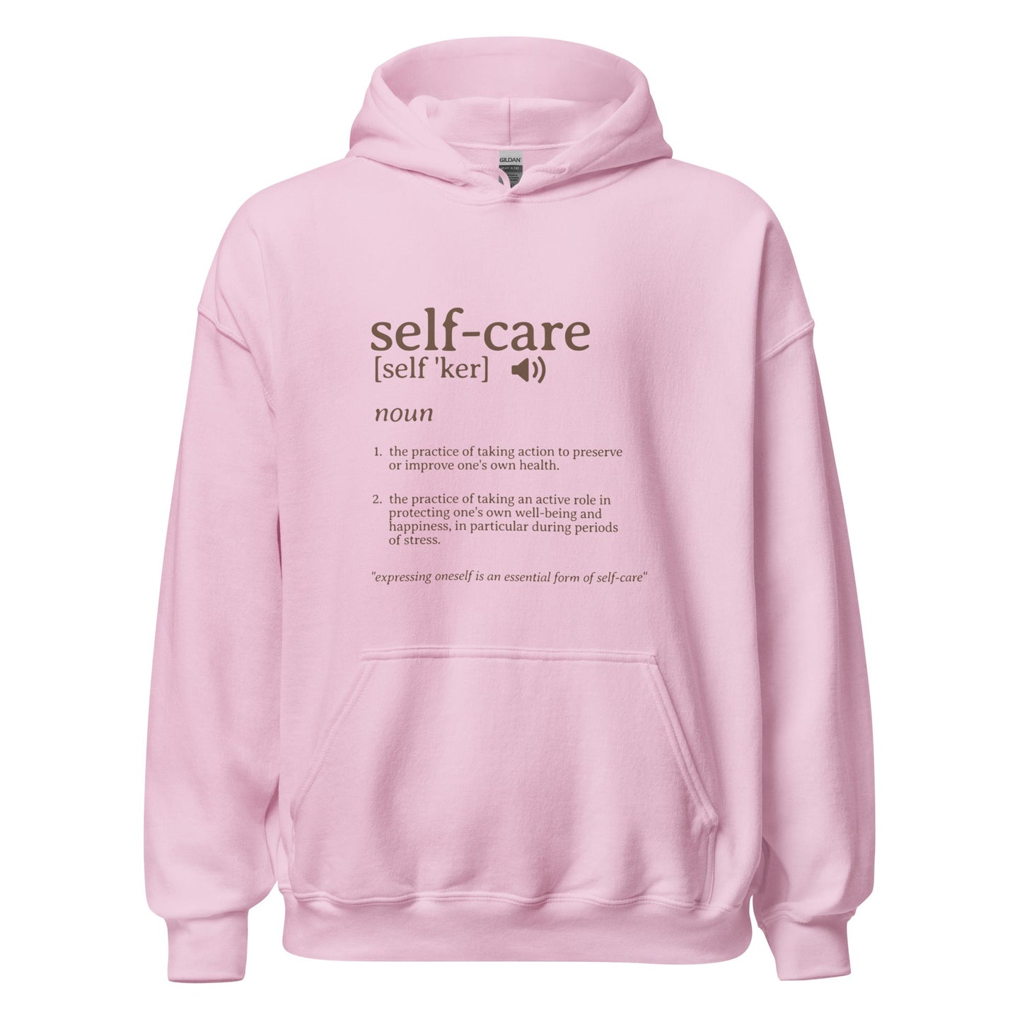 The Definition of Self - care Hoodie - RegSmegLifeVibes Hoodie