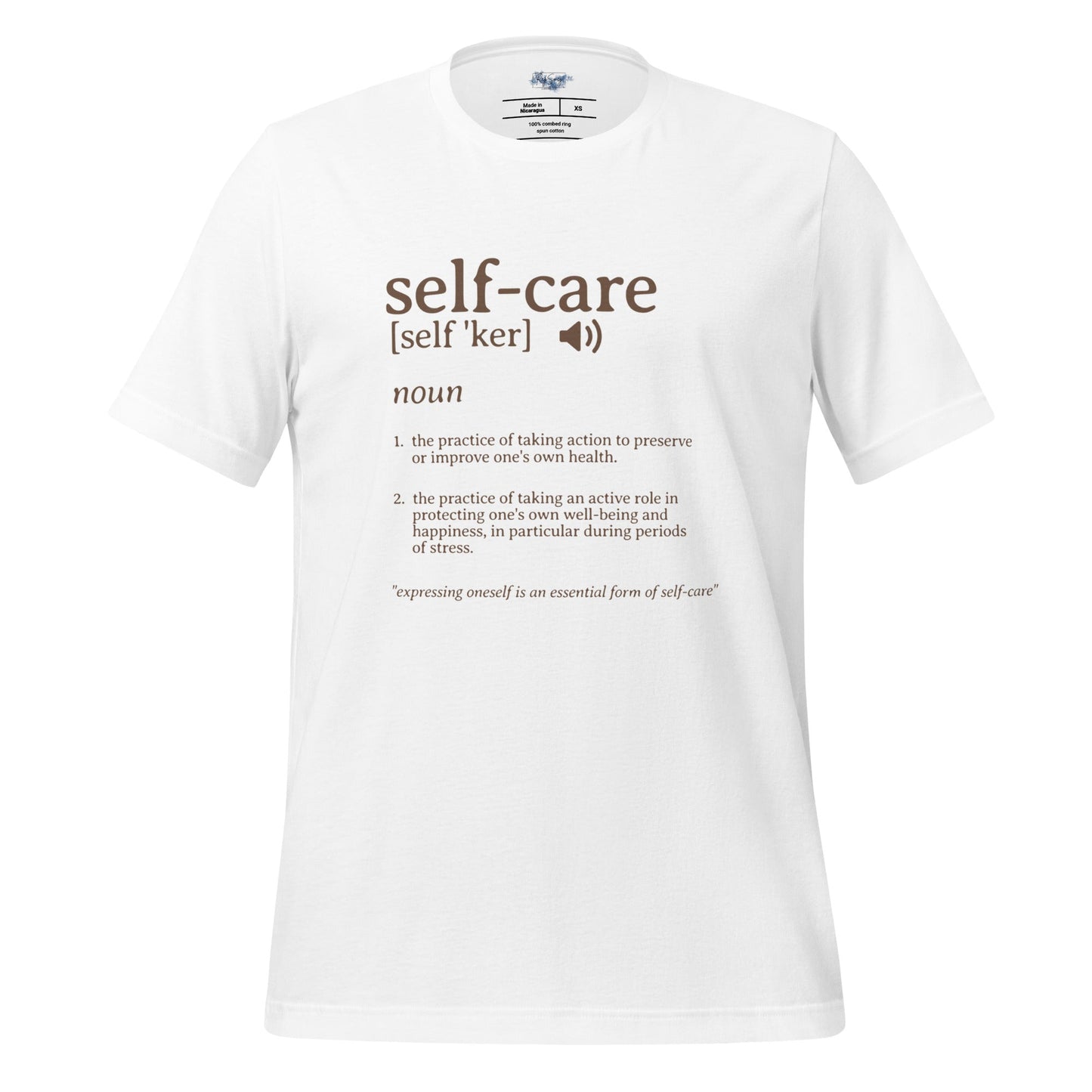 The Definition of Self - care Tee - RegSmegLifeVibes Tee