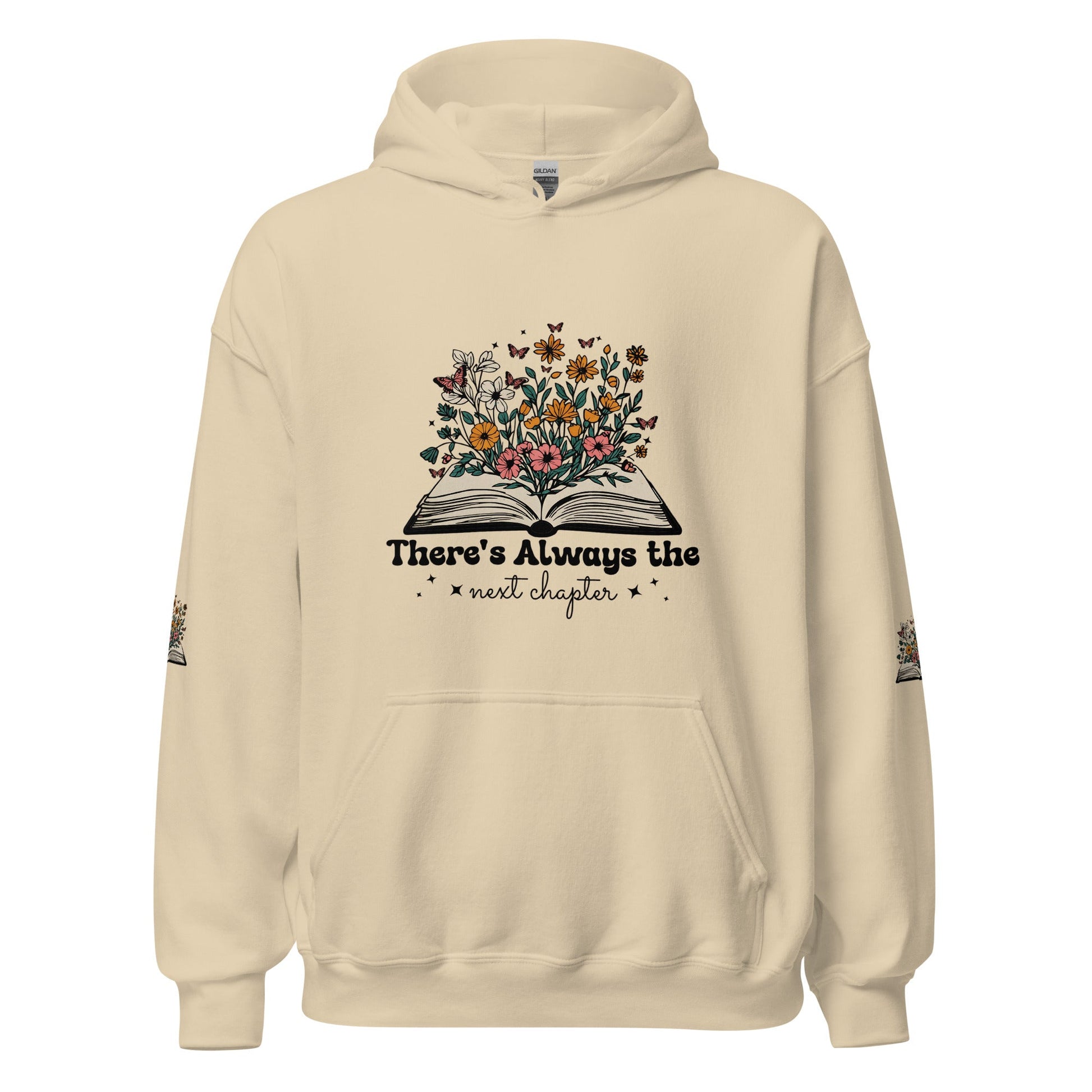 The Next Chapter Flower Book Hoodie - RegSmegLifeVibes Hoodie